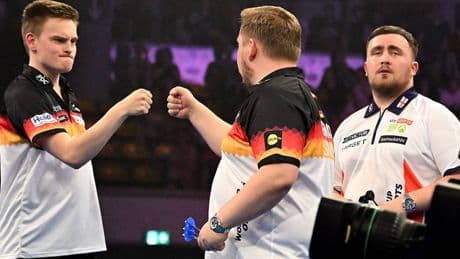 Darts-Team-WM: Deutschland bezwingt England