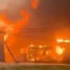 Building housing indigenous art burns down in Canada's wildfires