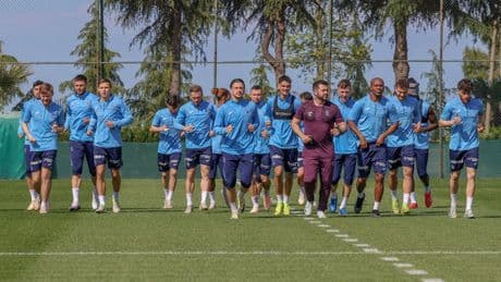 Trabzonspor'da Galatasaray maçı hazırlıkları sürüyor