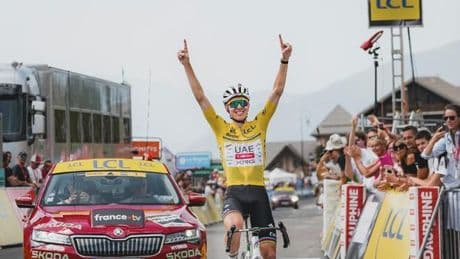 Un Pogacar irreductible vuelve a ganar en el Dauphiné