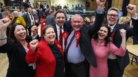 Starmer hails 'fantastic' shock win in Scotland by-election as SNP fail to hold seat after Reform surge