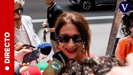 Leire Díez explica a la prensa su decisión de darse de baja del PSOE, en streaming