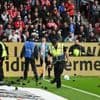 Fußball-Bundesliga: Nach Frankfurter Wurfgeschossen in Mainz: DFB wird ermitteln