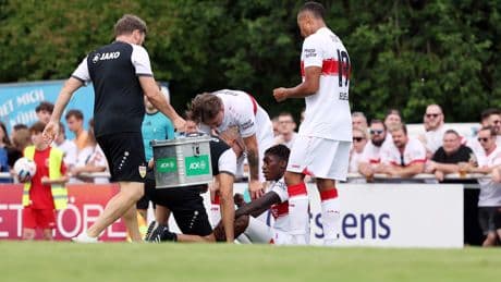 Personal-Sorgen im ersten Test - Drei Stuttgarter verletzt vom Platz