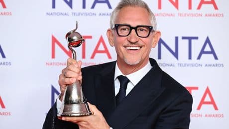 Gary Lineker breaks Ant and Dec’s 23-year streak by winning best TV presenter at NTAs