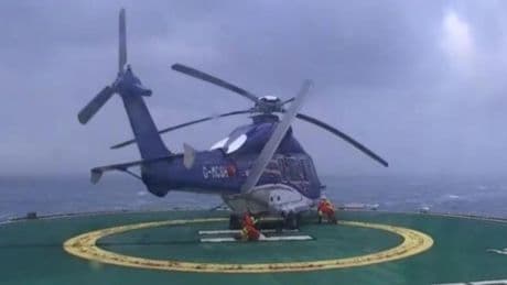 Broken helicopter blade ‘narrowly missed’ worker on oil rig, report finds
