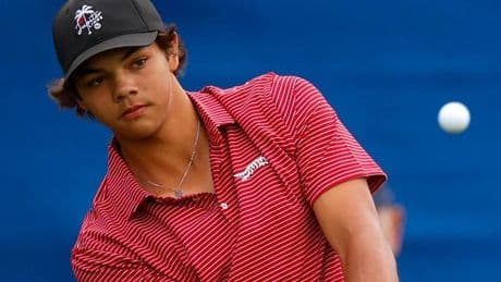 Charlie Woods makes eye-catching comments as Tiger’s son celebrates landmark win