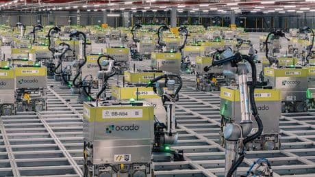 Inside the automated warehouse where robots are packing your groceries