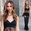 Myleene Klass wows in sheer black lace dress as she leads the stars arriving at the Sky Arts Awards
