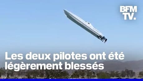 Les images impressionnantes d'un hors-bord lancé à 320 km/h qui s'envole puis s'écrase dans l'eau