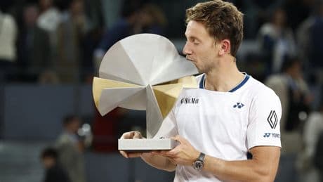 Adiós a los fantasmas de Casper: Ruud gana en Madrid su primer Masters 1000