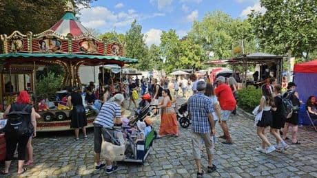 Volksfest im Treptower Park – aber diesmal größer als im Vorjahr