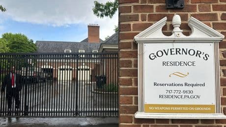 Pennsylvania governor's residence to get an 'anti-climb' fence
