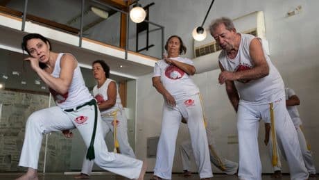 Parkinson's patients in Brazil turn to a movement practice known as capoeira to ease symptoms