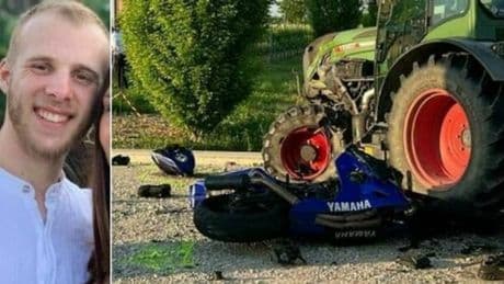 Andrea Buosi, muore nello schianto contro il trattore mentre provava la moto di un cliente appena riparata: aveva 27 anni
