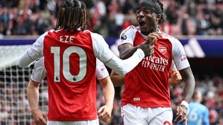 Eberechi Eze unlocks Arsenal as courageous Noni Madueke steps up against Nottingham Forest