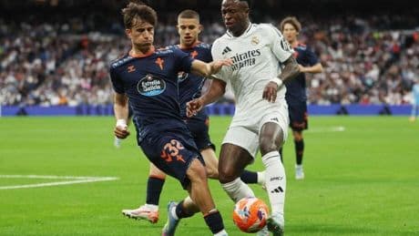 Los goles de la victoria del Real Madrid contra el Celta