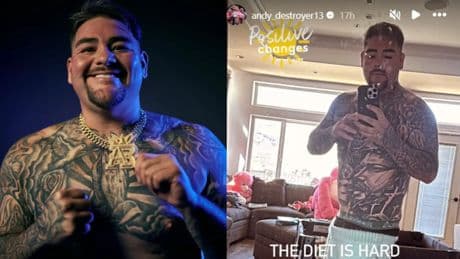 El radical cambio físico del excampeón del mundo de boxeo Andy Ruiz: &quot;La dieta es difícil, lenta pero segura&quot;