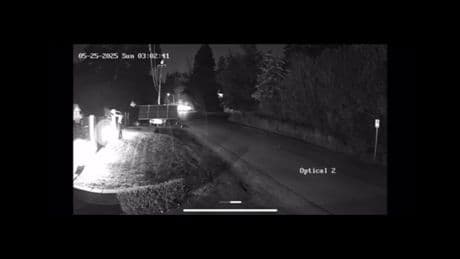Surrey home shot at twice in possible extortion case, latest captured on camera