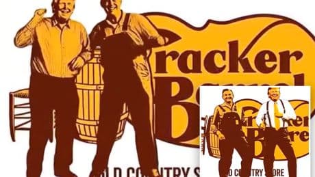 Trump posts AI video showing him dancing alongside Cracker Barrel’s ‘Uncle Herschel’ to ‘YMCA’