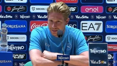 De Bruyne, &egrave; tridente Napoli: &quot;Dopo Guardiola, ora Conte: un fenomeno&quot;