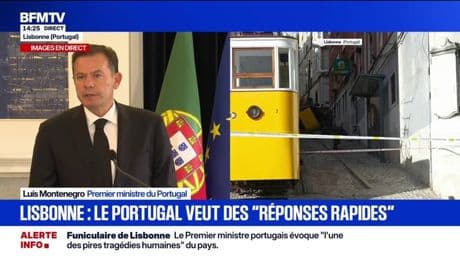 Accident de funiculaire à Lisbonne: Luís Montenegro, Premier ministre du Portugal déplore "l'une des pires tragédies humaines" du pays