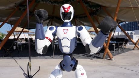 This humanoid robot can run, cartwheel and fist-fight – and it costs just $6K