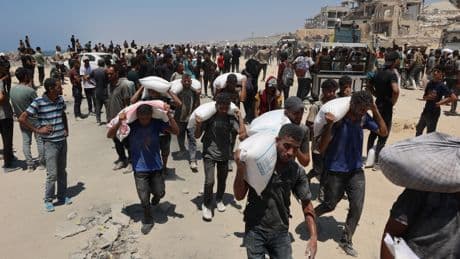 Israel's representative to the U.N. faces questions about aid to Gaza