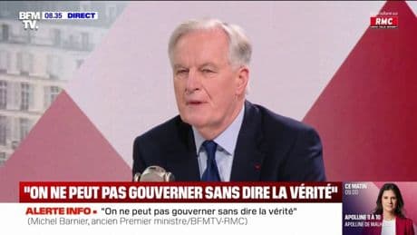 Michel Barnier, ancien Premier ministre: "On ne peut pas gouverner sans dire la vérité"