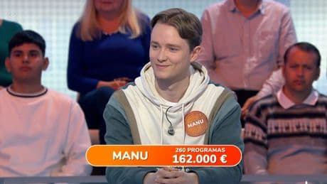 Manu cae derrotado por Rosa en su &#039;Rosco&#039; número 260 en &#039;Pasapalabra&#039;