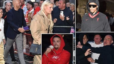 Liverpool stars keep the party going until midnight as their Premier League title celebrations continue with Trent Alexander-Arnold signing out in style ahead of Real Madrid move