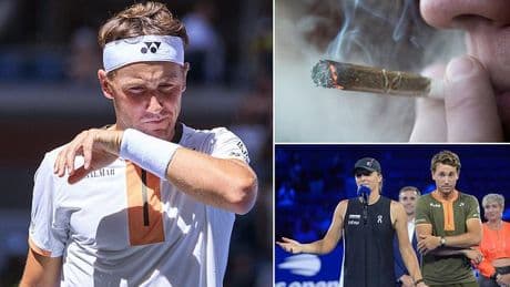 US Open star complains that the courts in New York smell like CANNABIS - after the state legalised the drug for recreational use