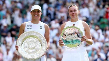 Un ciclón atormenta a una tenista en reconstrucción: Swiatek, campeona en Wimbledon