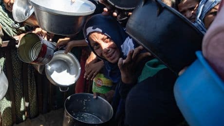 Ocho personas, entre ellas dos bebés, mueren por inanición en Gaza, y ya son 281 las víctimas directas de la hambruna