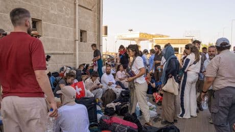 Nog voor de Mars naar Gaza in Egypte begon, werd die al tegengehouden: ‘Is het te veel gevraagd om eten te brengen naar mensen in nood?’