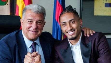 Raphinha: "Mi sueño es retirarme en el Barça"