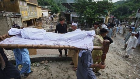 Pakistan issues flood alert for southern districts as rescuers search for missing in the northwest