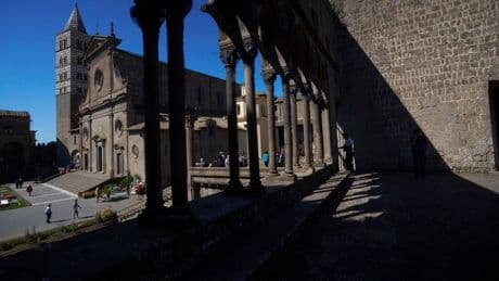 A roofless palace in Italy's Viterbo hosted the first and longest conclave