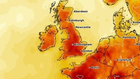 UK weather: Exact dates 32C heatwave could roast Brits as maps turn deep red