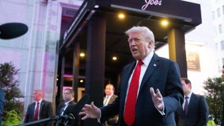 'Hitler Of Our Time': Trump Is Loudly Protested As He's Dining Out In DC
