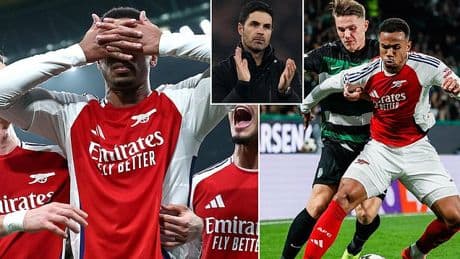 Gabriel gives honest verdict on Arsenal target Viktor Gyokeres after mimicking his celebration - and reveals why 'this season will be different' for the Gunners