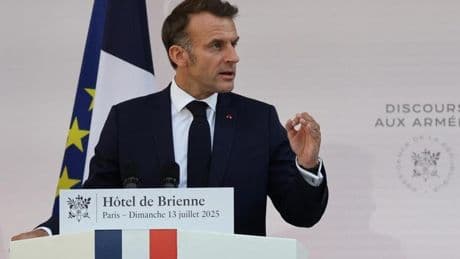 Macron aumentará el gasto militar ante las amenazas «sobre la libertad»