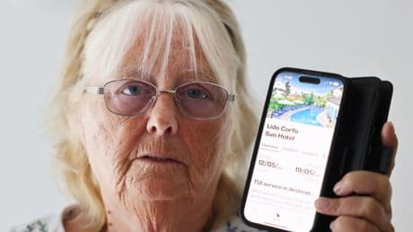 No chips, no bacon and no sausages… Brit gran’s holiday hell as she moans Corfu resort ‘didn’t have any English food’