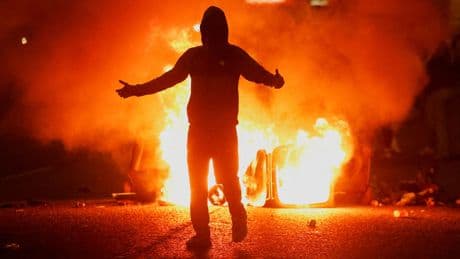 Girl, 13, charged with rioting