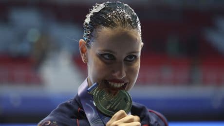 Iris Tió, una nueva estrella para la natación artísitica: fan de Gemma Mengual y con una abuela que compone música electrónica