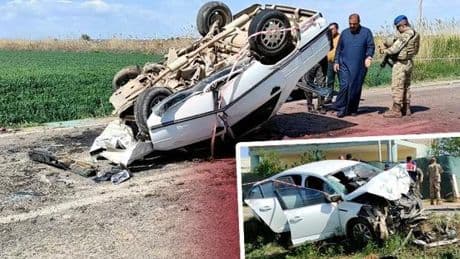 Şanlıurfa'da feci kaza! 2 otomobil kafa kafaya çarpıştı: 3 can kaybı, 2 yaralı