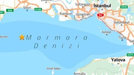 İstanbul'da 4 büyüklüğünde deprem
