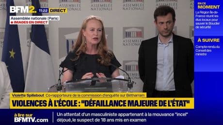 Violences à l'école: une "culture du signalement défaillante", selon Violette Spillebout
