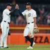 Dingler and Carpenter homer to lift Tigers over Athletics 11-4