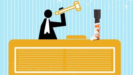 Een ongelukkige val tijdens het werk: is de baas verantwoordelijk?